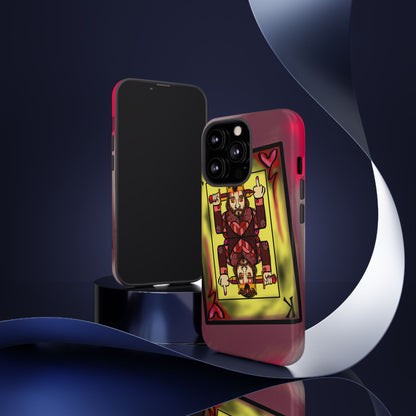 Playing Card Phone Case - Tough Cases with King Design