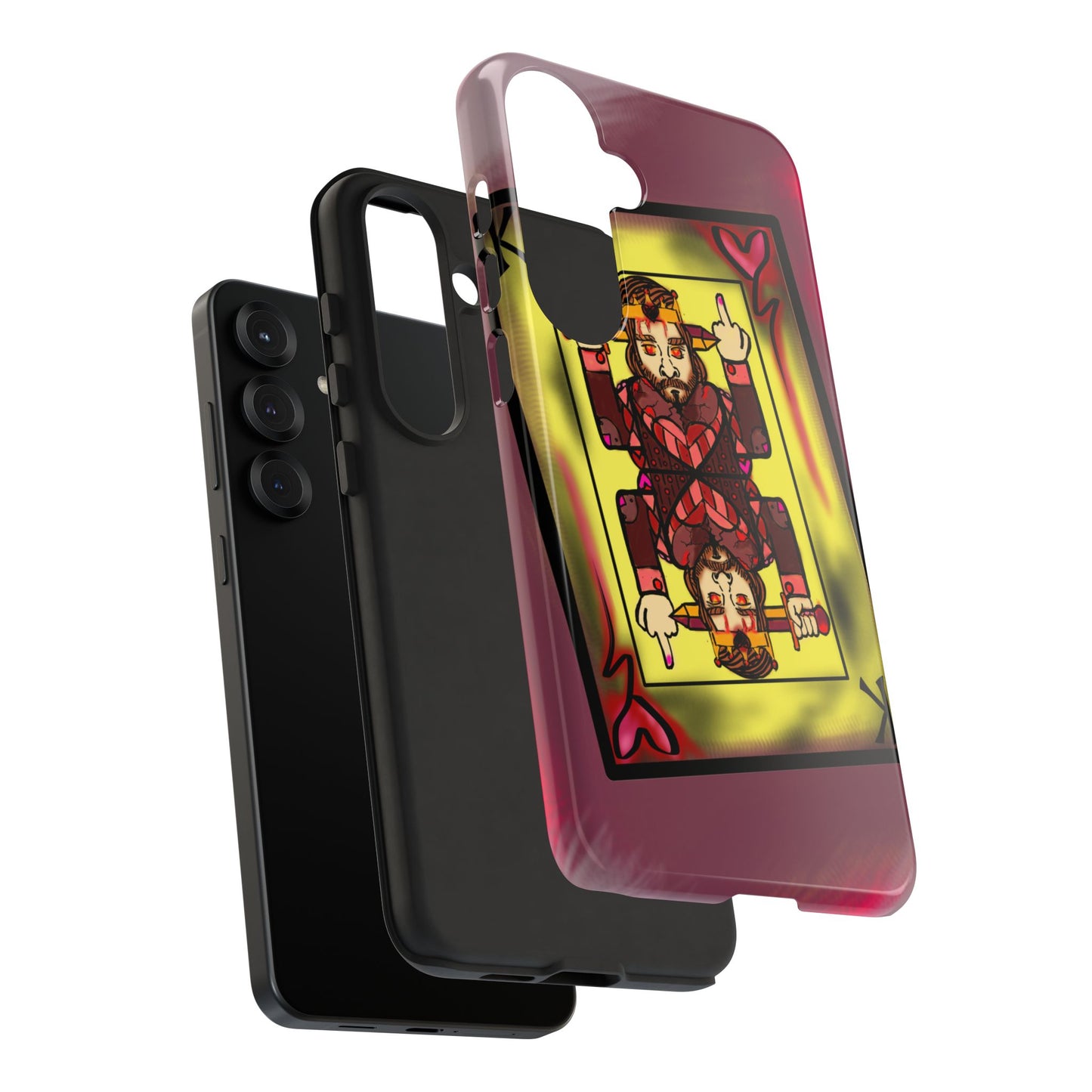 Playing Card Phone Case - Tough Cases with King Design