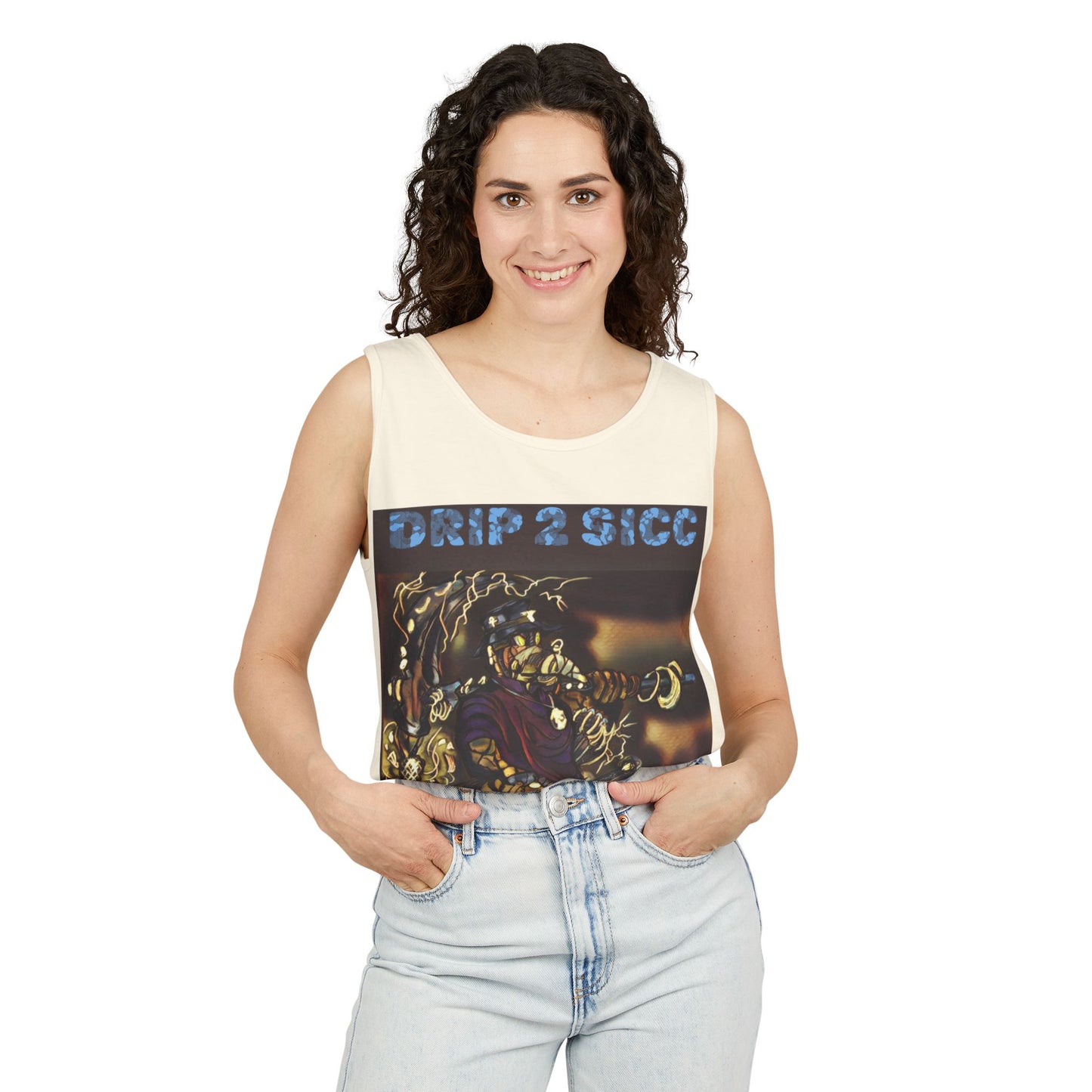 Drip 2 Sicc Unisex Tank Top, Graphic Tank, Summer Wear, Casual Shirt, Trendy Apparel, Festival Outfit