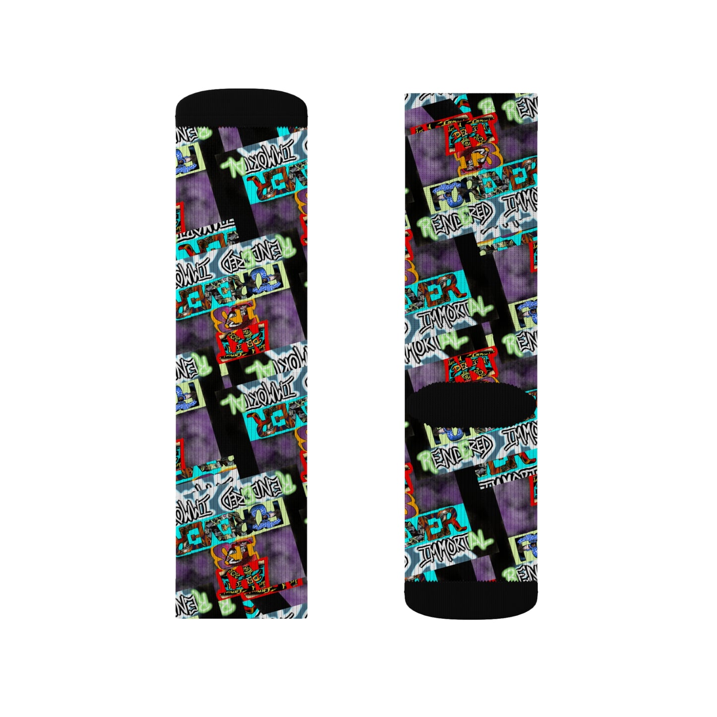 Art IsForever Socks, Unique Gift for Gamers, Cozy Footwear, Casual Sock Pair, Trendy Sock Style