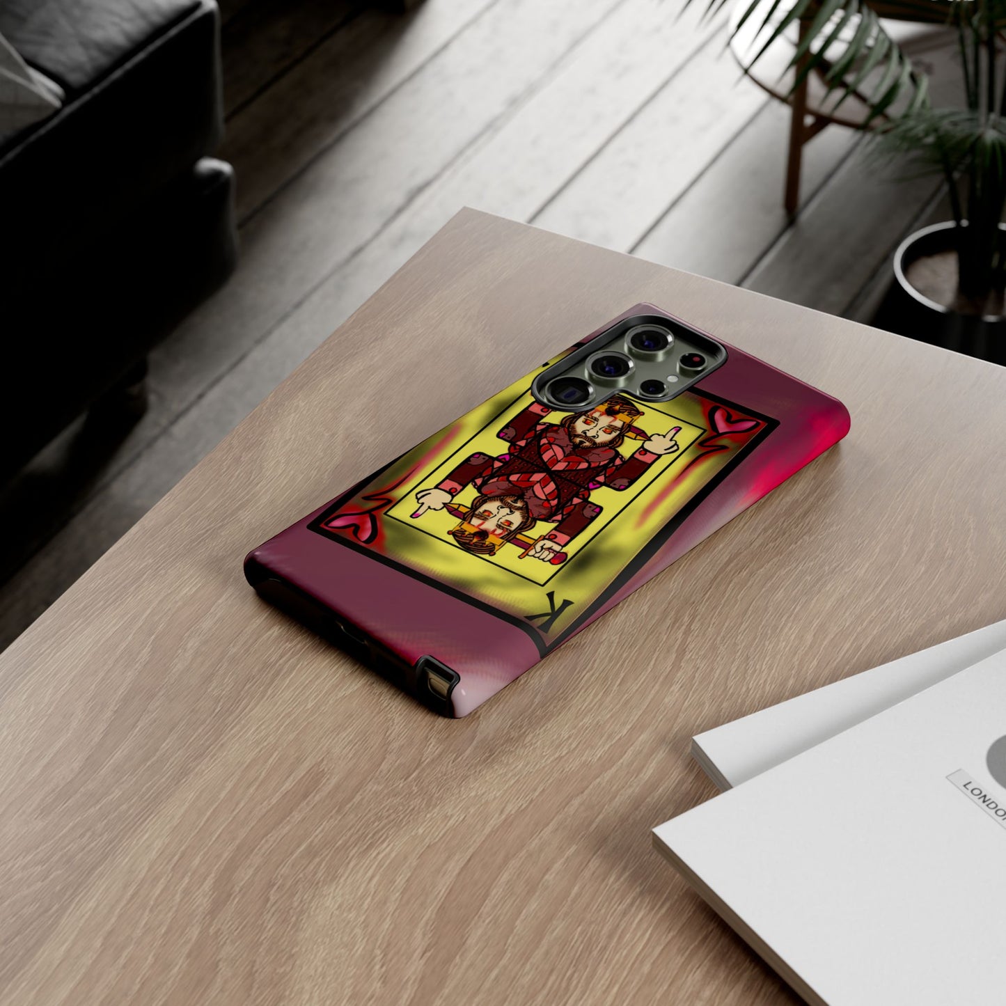 Playing Card Phone Case - Tough Cases with King Design