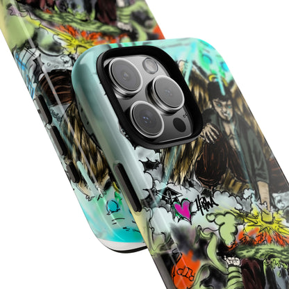 Tough Cases Phone Case, Edgy Art Phone Cover, Unique Gift for Him, Phone Accessories, Halloween Decor