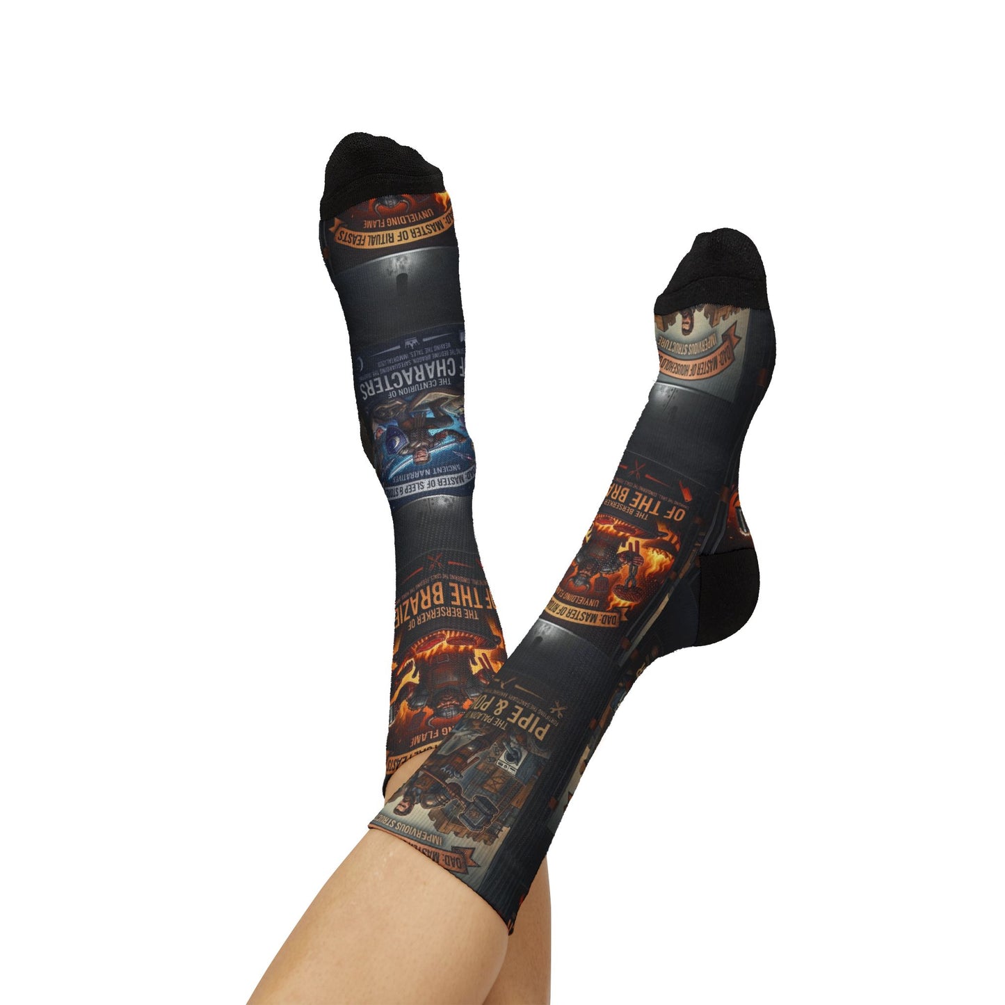 Legendary Dads Sublimation Socks — Novelty Socks