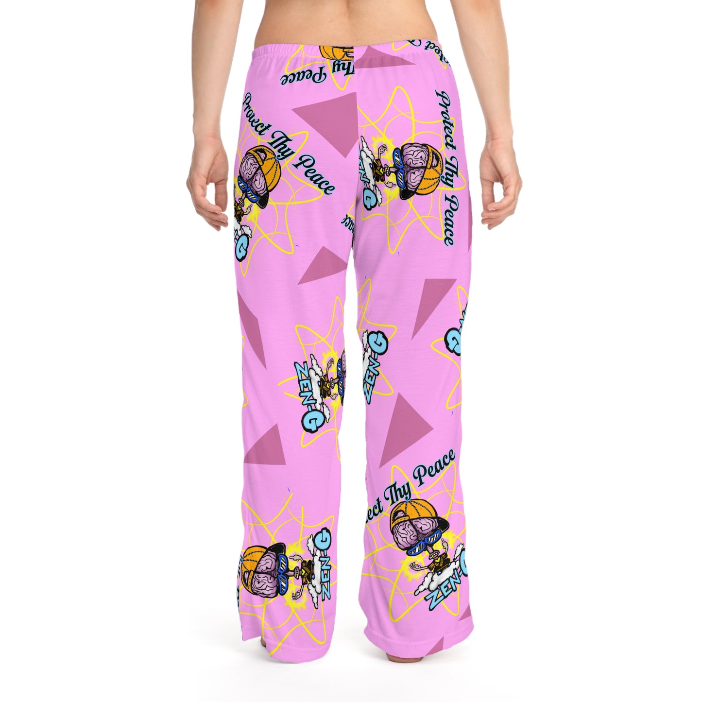 Women's Pajama Pants - Protect Thy Peace, Cozy Sleepwear, Relaxation Attire, Gift for Her, Lounge Pants, Feminine Nightwear