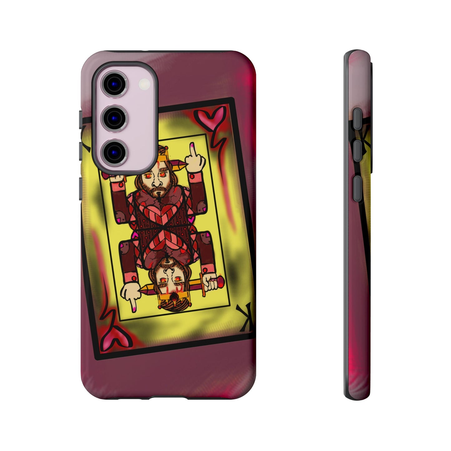 Playing Card Phone Case - Tough Cases with King Design