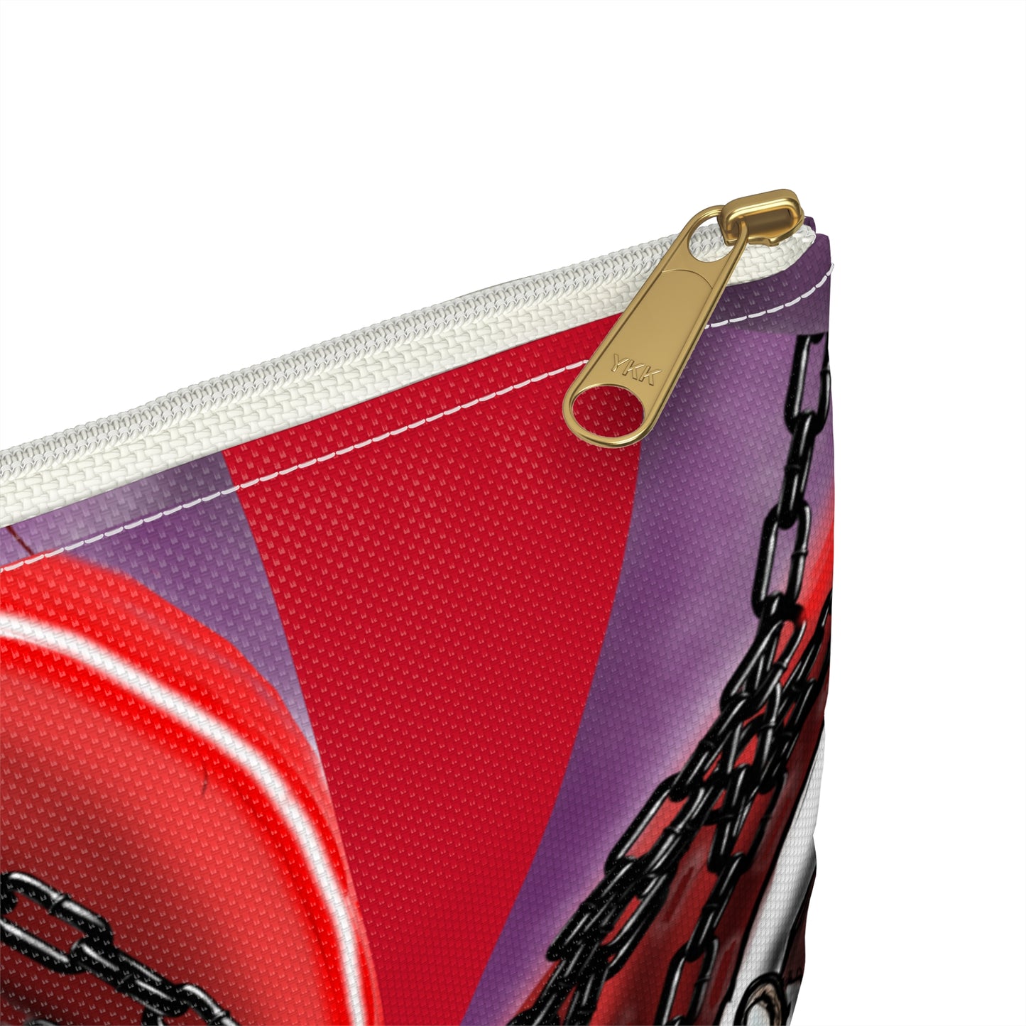 Gothic Love Accessory Pouch - Edgy Art Design for Alternative Style