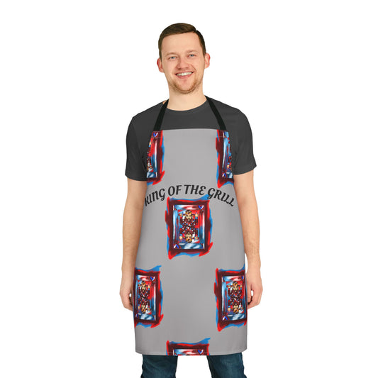Grill Master Apron | King of the Grill Cooking Gift, BBQ Apron, Unique Kitchenware, Funny Gifts for Men