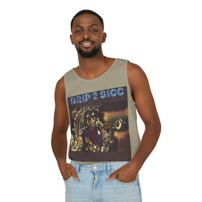 Drip 2 Sicc Unisex Tank Top, Graphic Tank, Summer Wear, Casual Shirt, Trendy Apparel, Festival Outfit