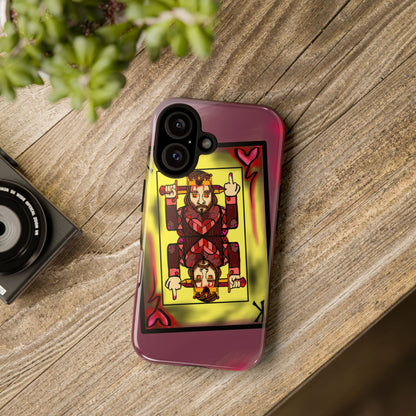 Playing Card Phone Case - Tough Cases with King Design
