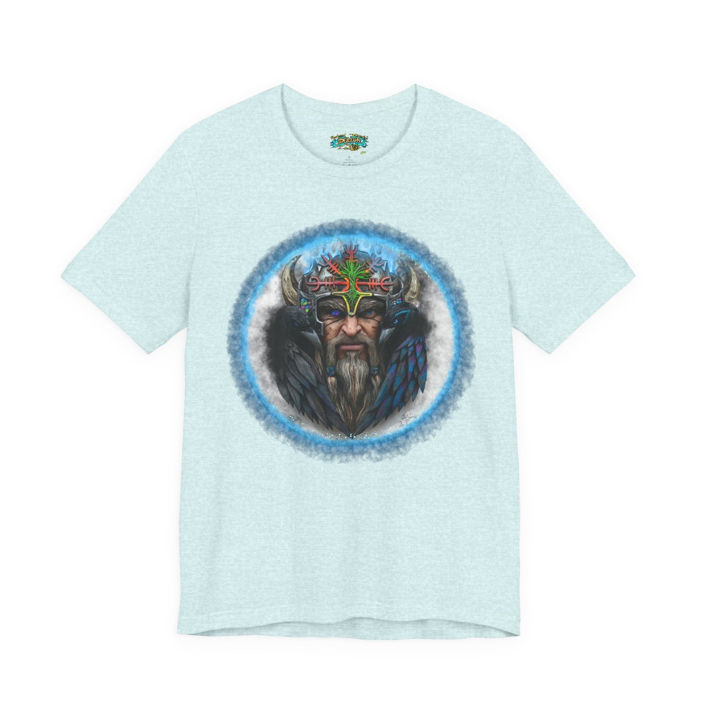 Viking King Graphic Tee — Norse Warrior Playing Card Design