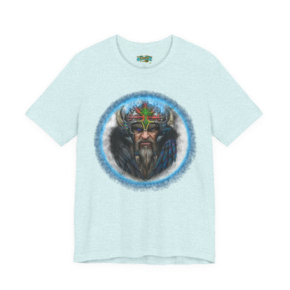 Viking King Graphic Tee — Norse Warrior Playing Card Design