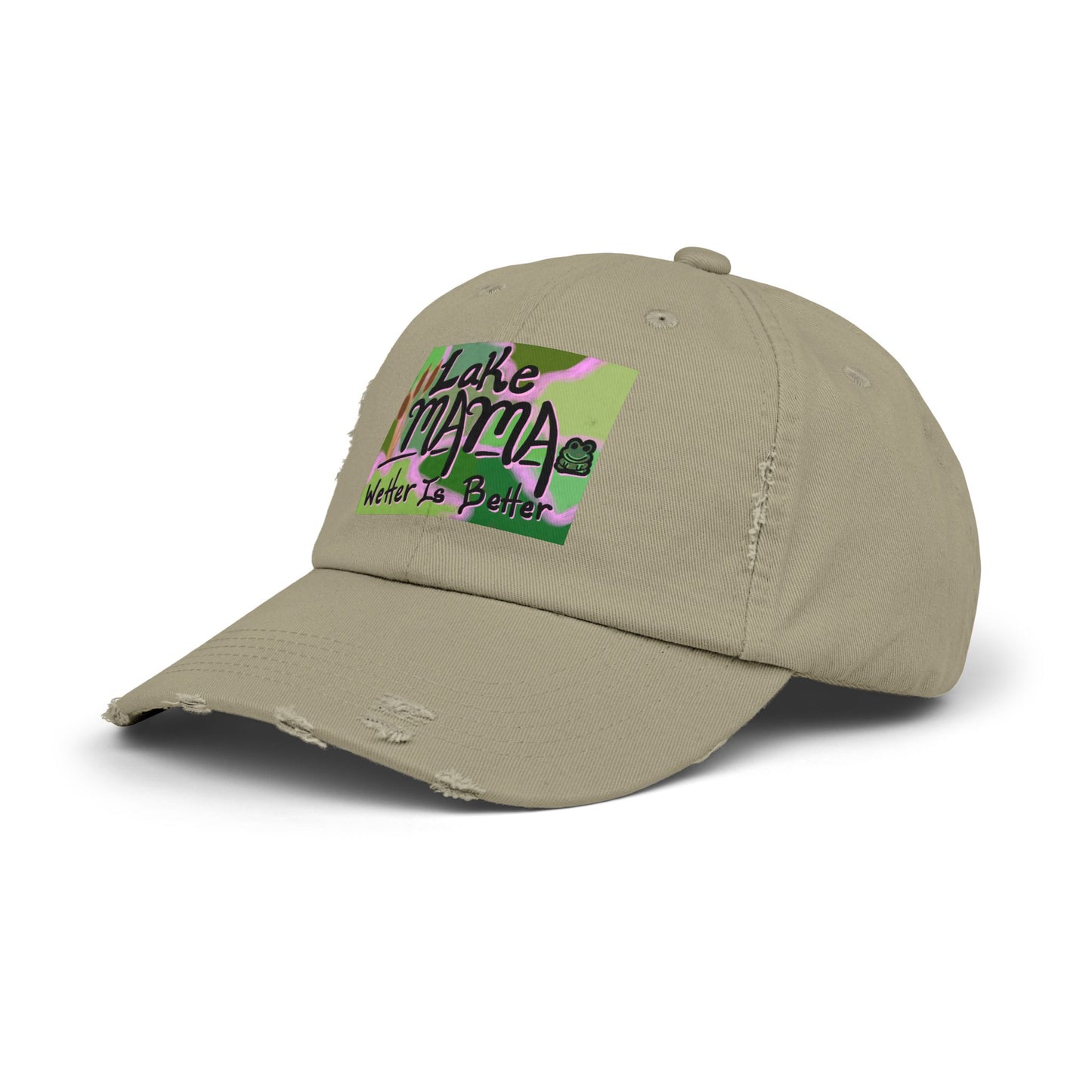 Lake Mama Distressed Cap - Perfect for Outdoor Adventures & Summertime Fun!