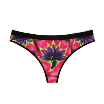 Flower Power Women's Thongs – Vibrant Lotus Design for Comfort & Style