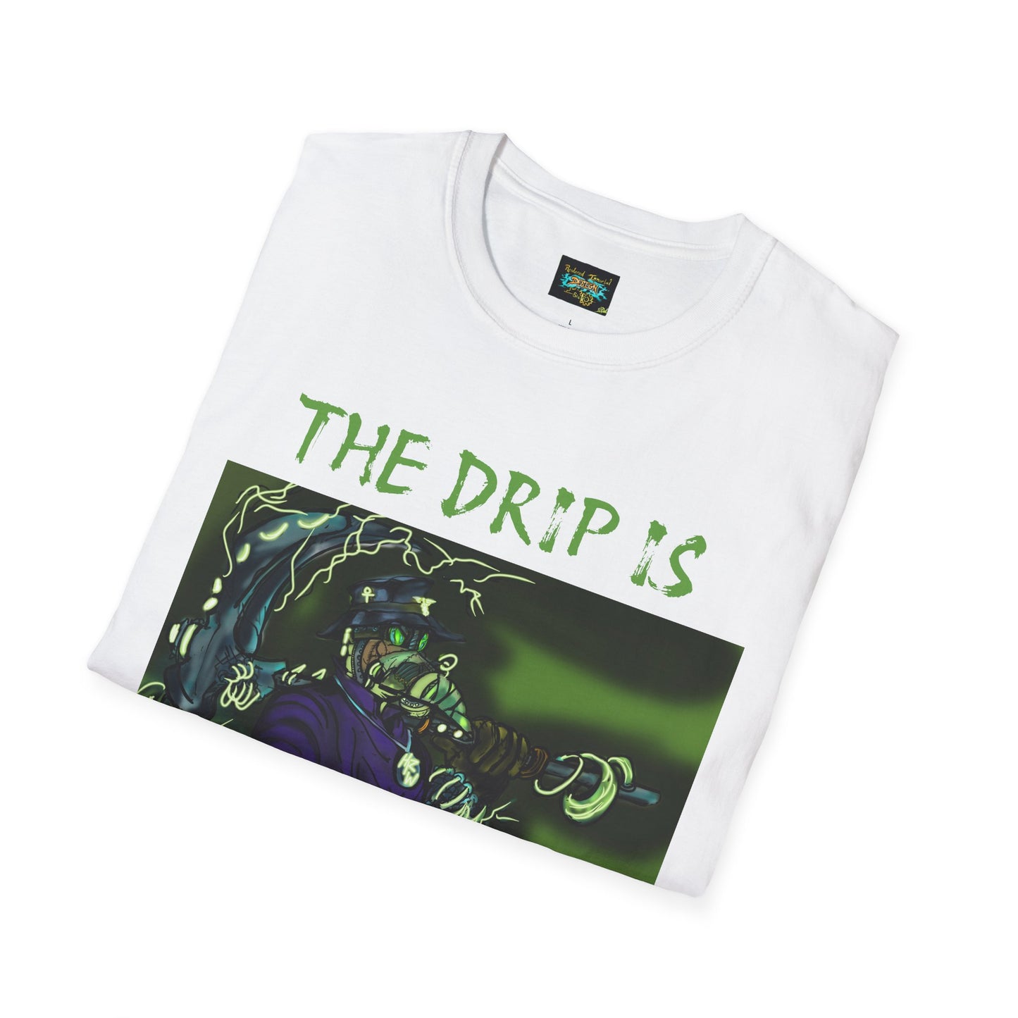 Unisex Graphic Tee - The Drip is Contagious, Trendy T-Shirt, Streetwear Fashion, Gift for Friends, Casual Wear, Hip Hop Style
