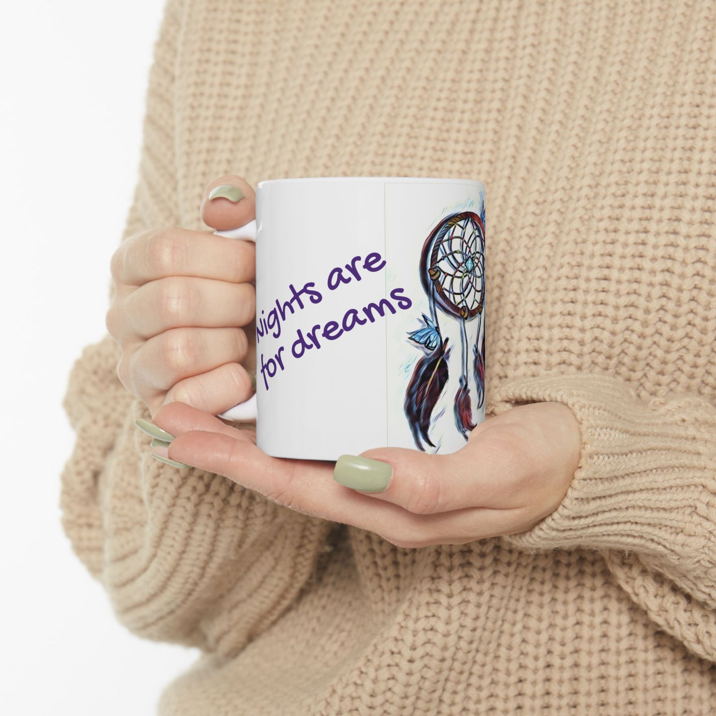 Dream Catcher Ceramic Mug - Morning Inspiration 11oz & 15oz