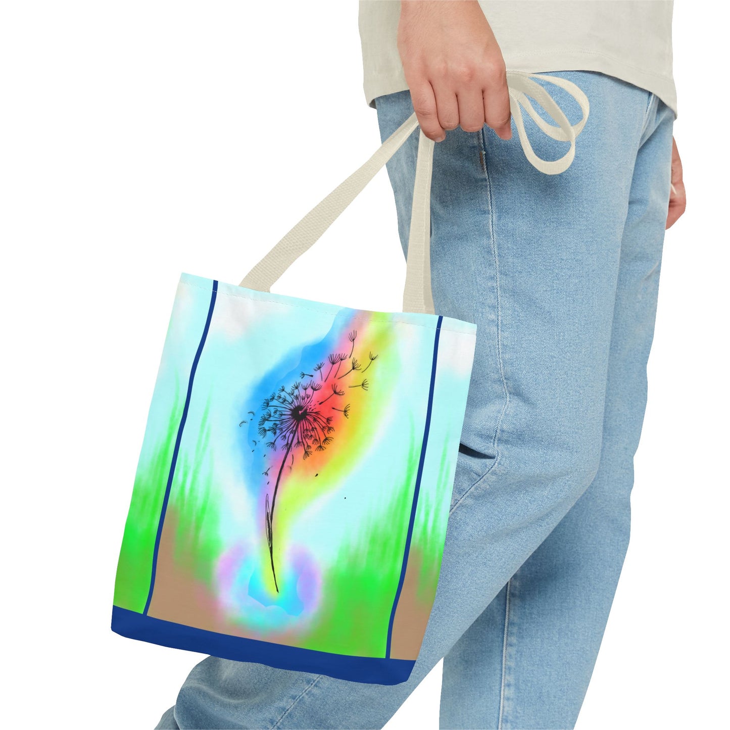 Vibrant Nature-Themed Tote Bag - Perfect for Eco Lovers, Beach Days, Daily Errands, Gift for Friends, Sustainable Fashion