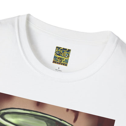 Here For the Boos Unisex Softstyle T-Shirt, Casual Streetwear, Urban Fashion, Unique Graphic Tee, Perfect Gift for Art Lovers