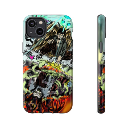 Tough Cases Phone Case, Edgy Art Phone Cover, Unique Gift for Him, Phone Accessories, Halloween Decor