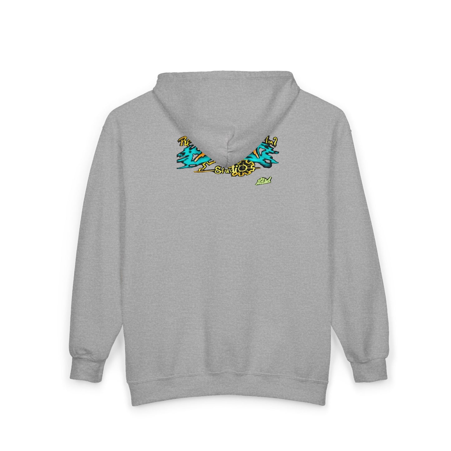Beautiful Nightmare Zip-Up Hoodie | Unisex Heavy Blend Sweatshirt for Halloween, Cozy Layer, Lounge Wear, Gift for Spooky Season