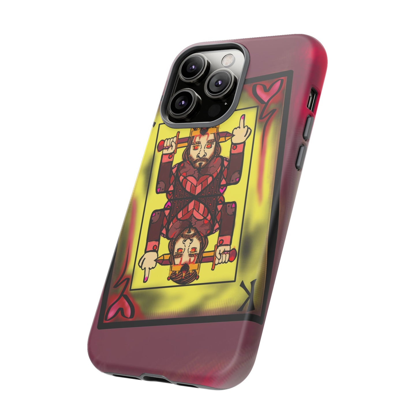 Playing Card Phone Case - Tough Cases with King Design