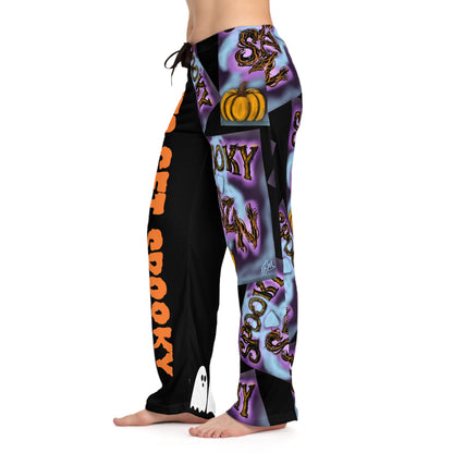 Women's Spooky Season Pajama Pants, Halloween Sleepwear, Cozy Lounge Pants, Unique Gift, Festive Bottoms
