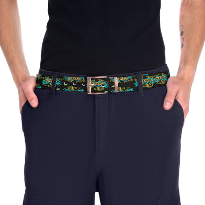 Rendered Immortal Belt, Unique Accessory, Gift Idea, Casual Wear, Adjustable Belt, Colorful Belt