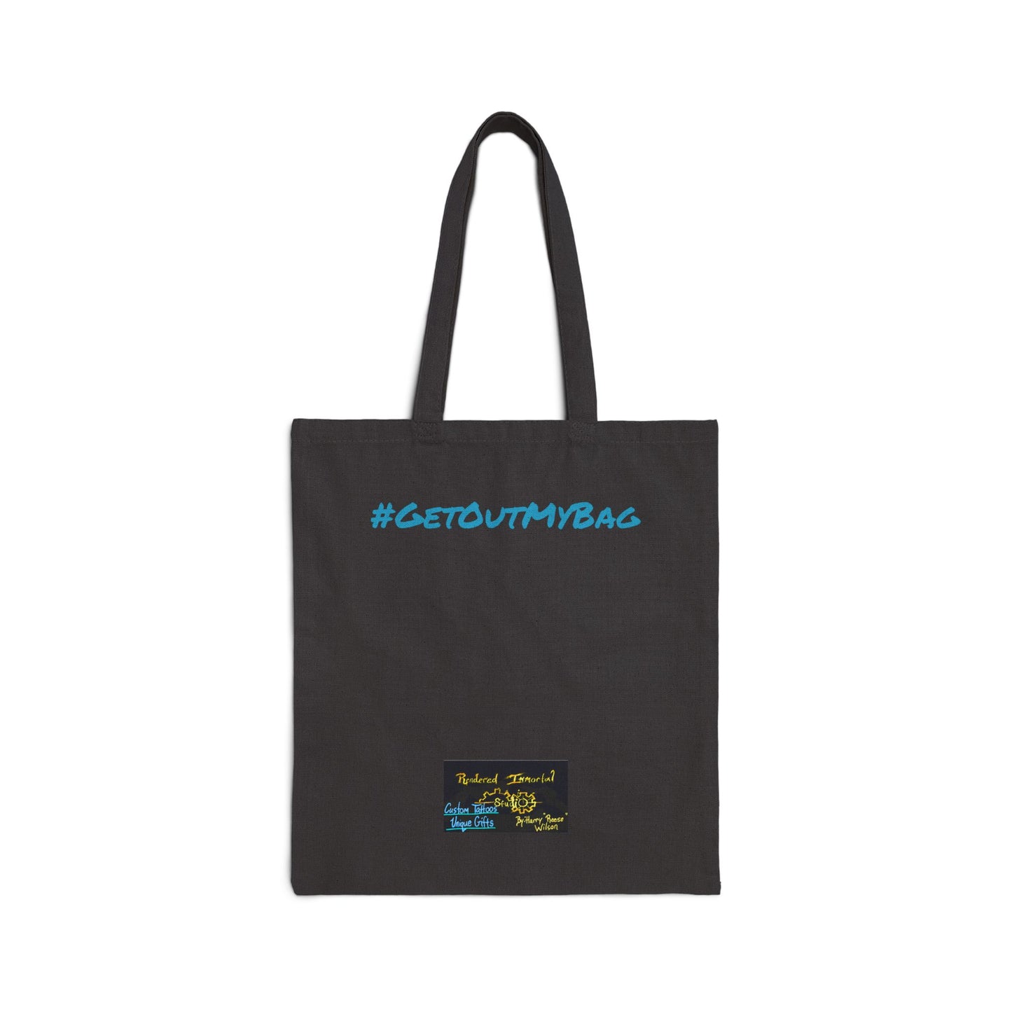 Fun Cotton Canvas Tote Bag - Great for Shopping, Be-You-tiful Encouragement, Daily Errands, Eco-friendly Gift, #GETOUTMYBAG