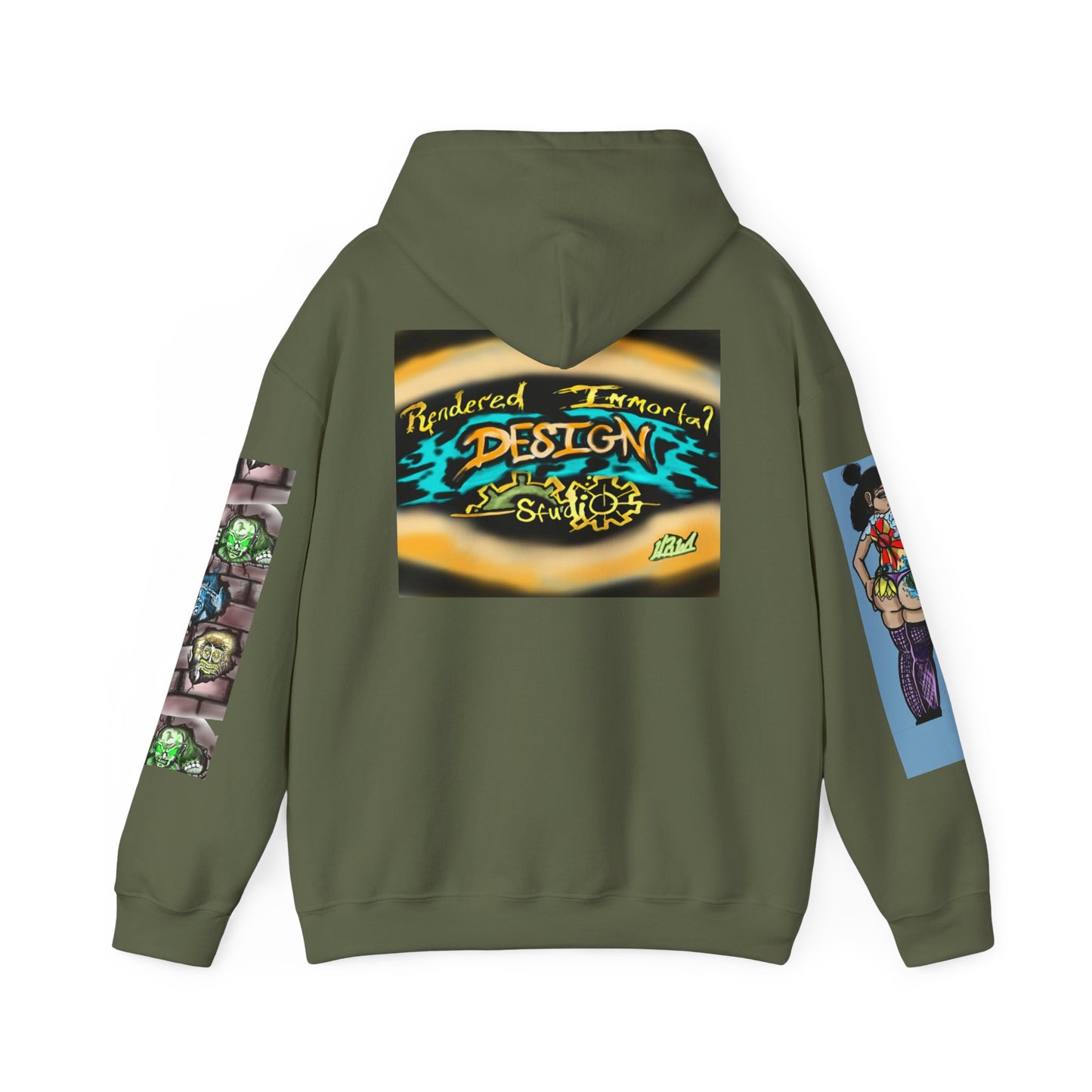 Urban Graphic Hoodie - Streetwear,Custom Hoodie, Unisex Gift, Art Apparel, Casual Fashion
