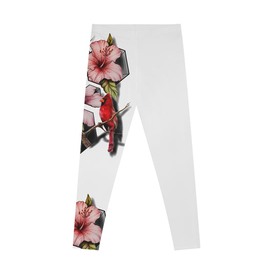 Vibrant Botanical Leggings - Stretchy, Comfortable, Fashionable Activewear for Yoga, Fitness, Casual Wear, Gifts