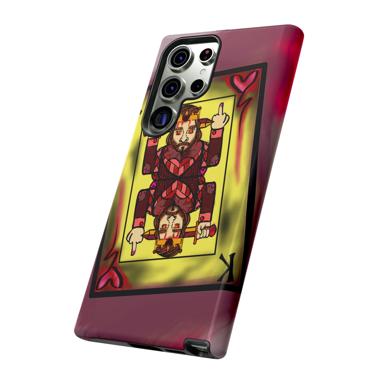 Playing Card Phone Case - Tough Cases with King Design