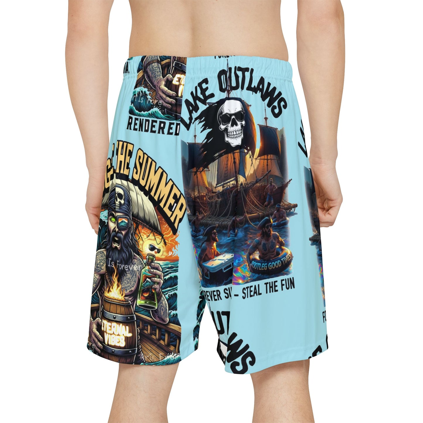Lake Outlaws 'Smuggle the Summer' Men's Summer Shorts