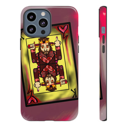 Playing Card Phone Case - Tough Cases with King Design