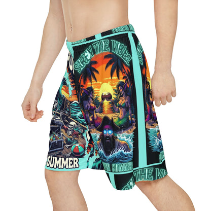 Pirate The Fun Forever Summer Shorts — Tropical Skeleton Surf AOP