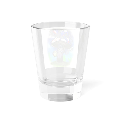 Patriotic Mushroom Shot Glass | Fun Party Favor, Unique Gift, Home Bar Accessory, Collectible Glass, Eco-Friendly Drinkware