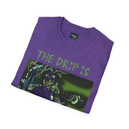 Unisex Graphic Tee - The Drip is Contagious, Trendy T-Shirt, Streetwear Fashion, Gift for Friends, Casual Wear, Hip Hop Style