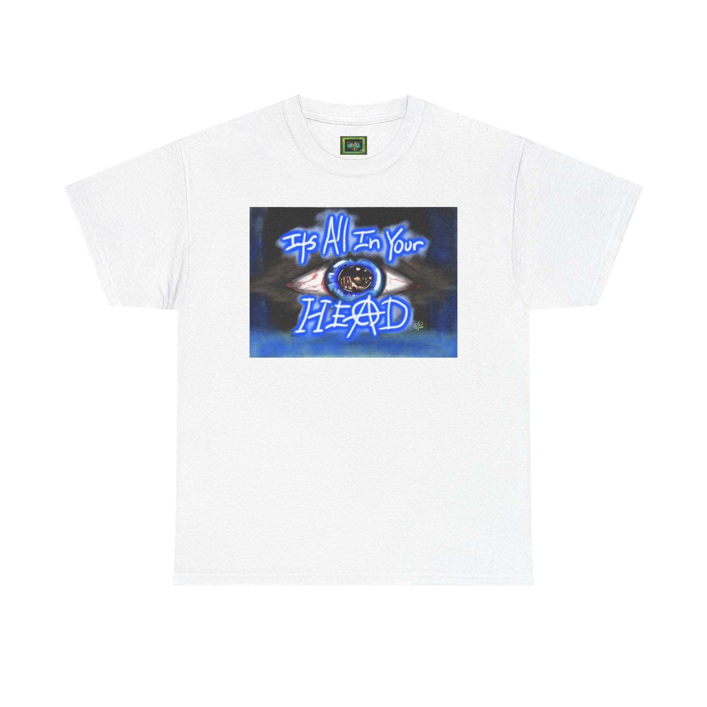 Unisex Heavy Cotton Tee - "It's All In Your Head" Graphic Tee