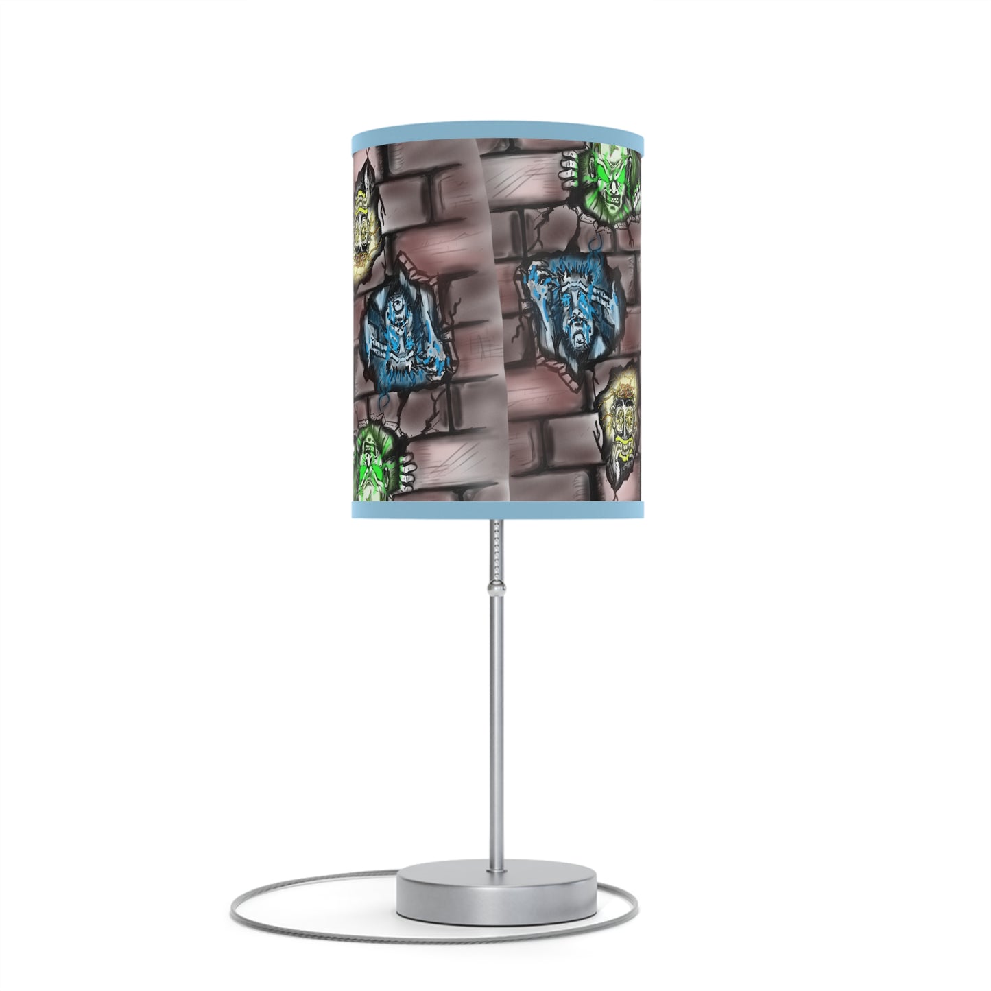 Graffiti Emotion Faces Table Lamp –Mental Expression Art Lamp (US/CA Plug)