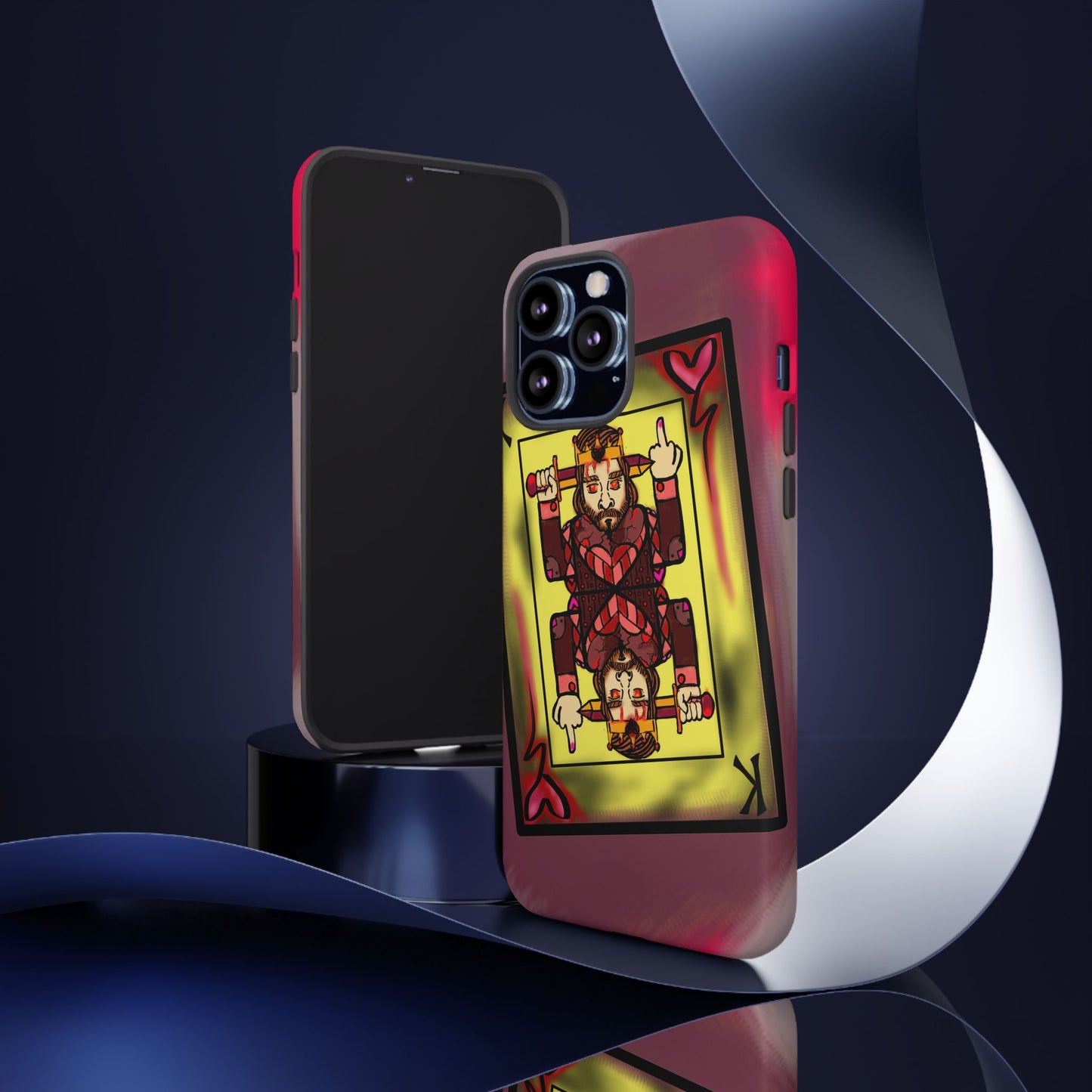 Playing Card Phone Case - Tough Cases with King Design