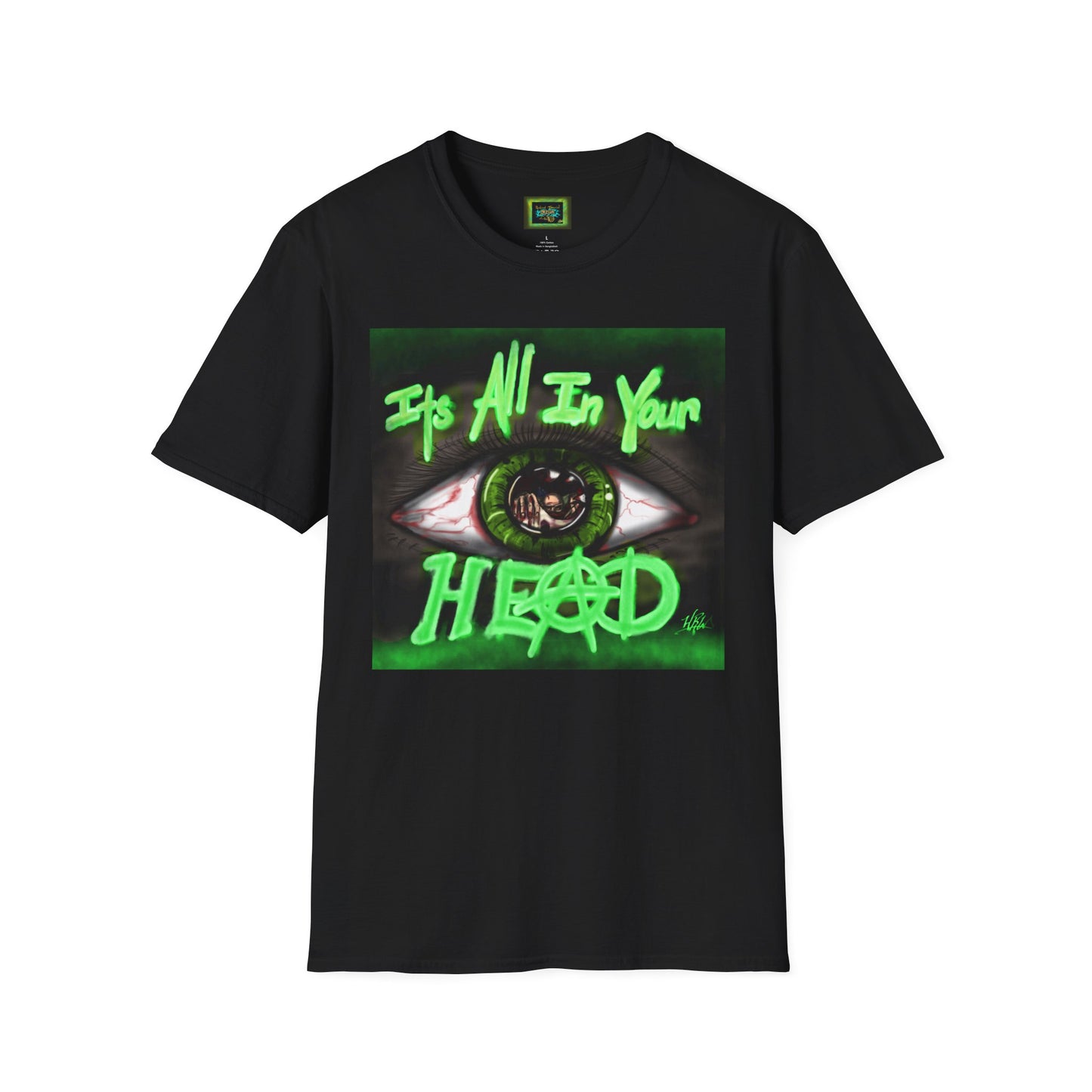 It's All In Your Head, Vintage Style Tee, Perfect for Music Lovers, Gift for Hipsters, Unique Streetwear