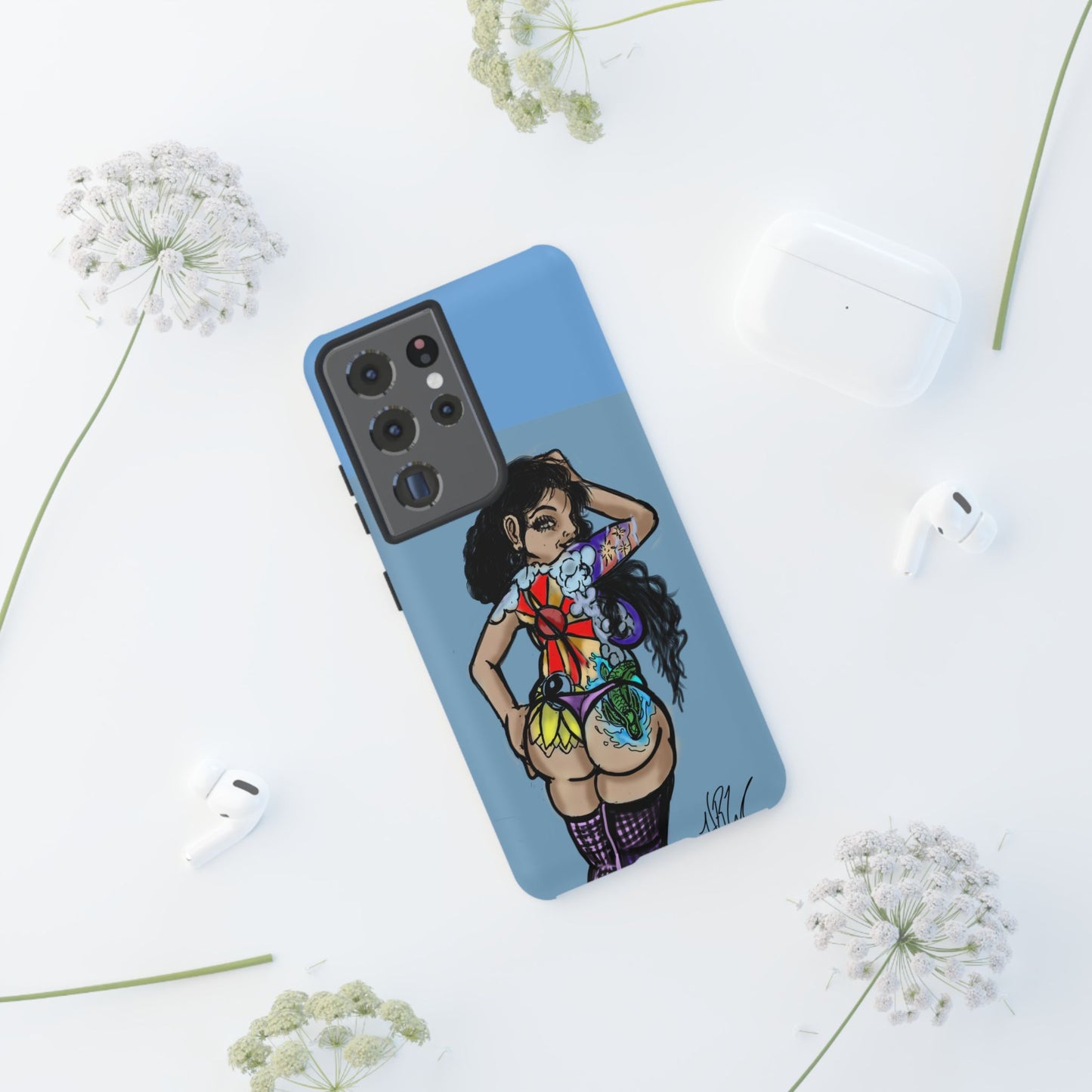 Stylish Tough Phone Case - Artistic Design for Trendsetters