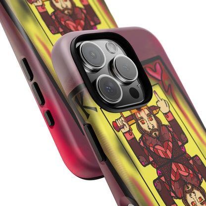 Playing Card Phone Case - Tough Cases with King Design