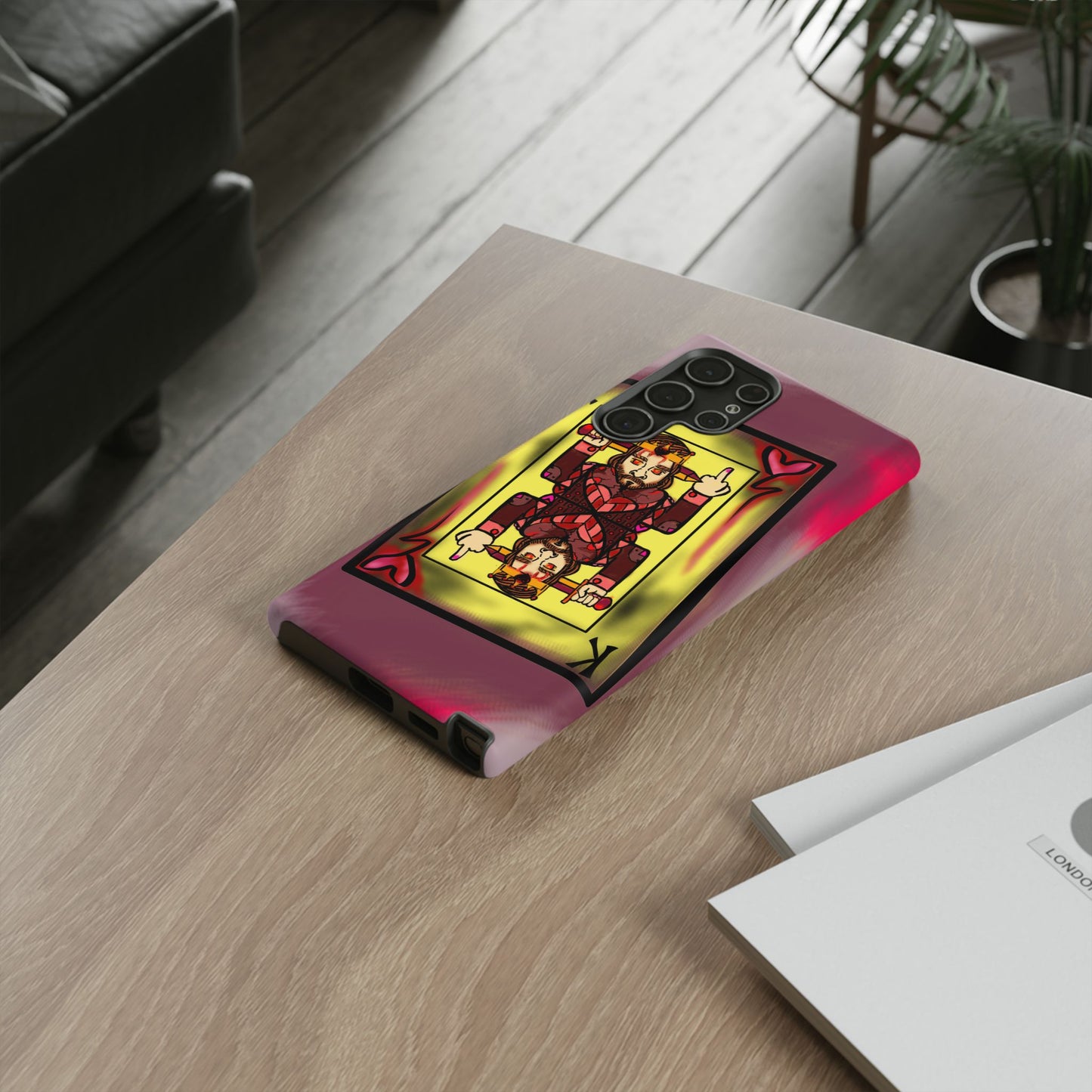 Playing Card Phone Case - Tough Cases with King Design