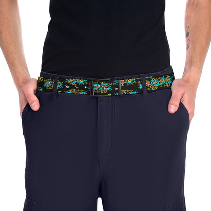 Rendered Immortal Belt, Unique Accessory, Gift Idea, Casual Wear, Adjustable Belt, Colorful Belt