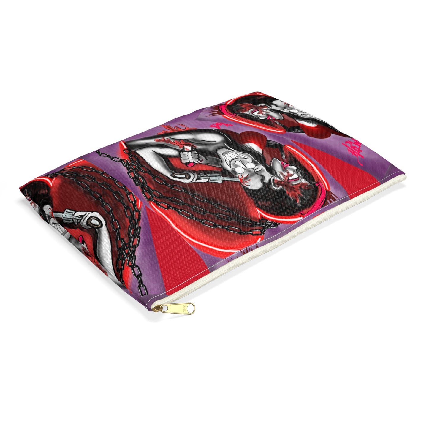 Gothic Love Accessory Pouch - Edgy Art Design for Alternative Style