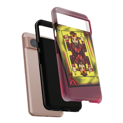 Playing Card Phone Case - Tough Cases with King Design