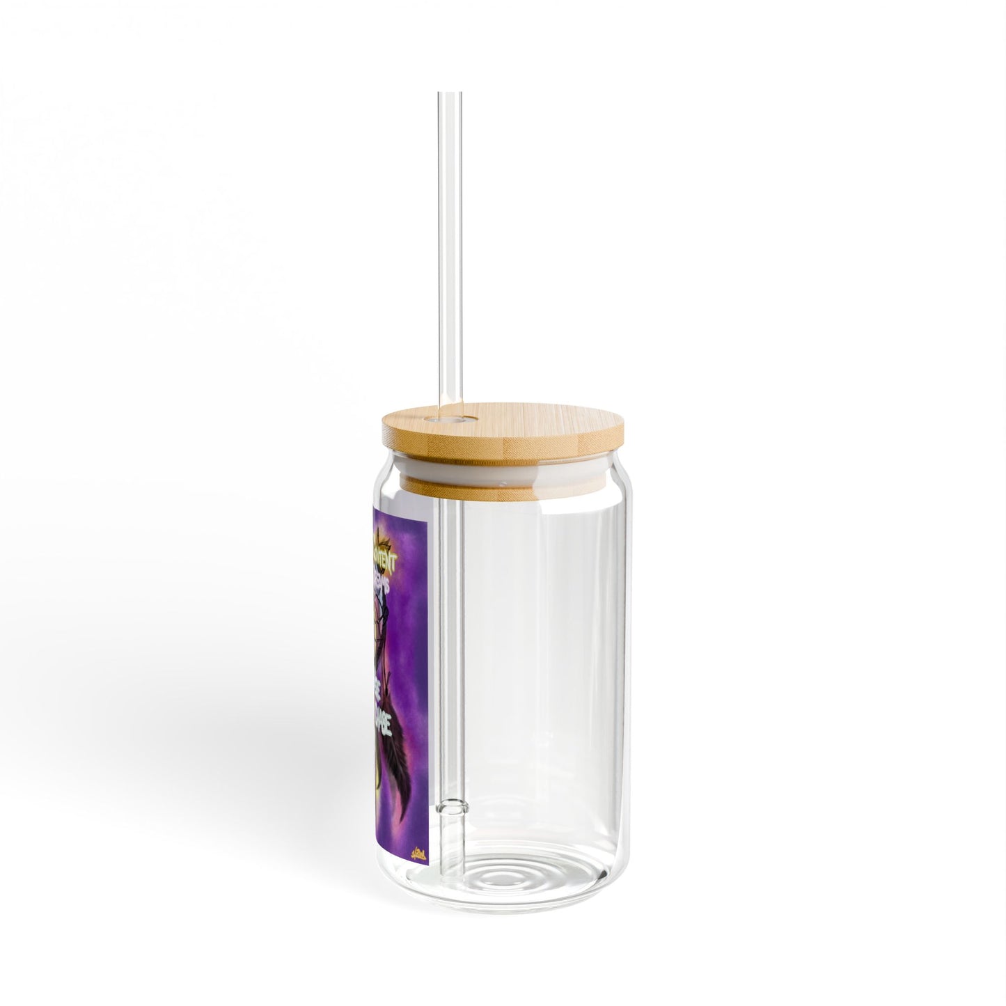 Dream Catcher Inspirational Sipper Glass, 16oz Travel Cup, Motivational Drinkware, Unique Gift for Dreamers, Eco-Friendly Reusable