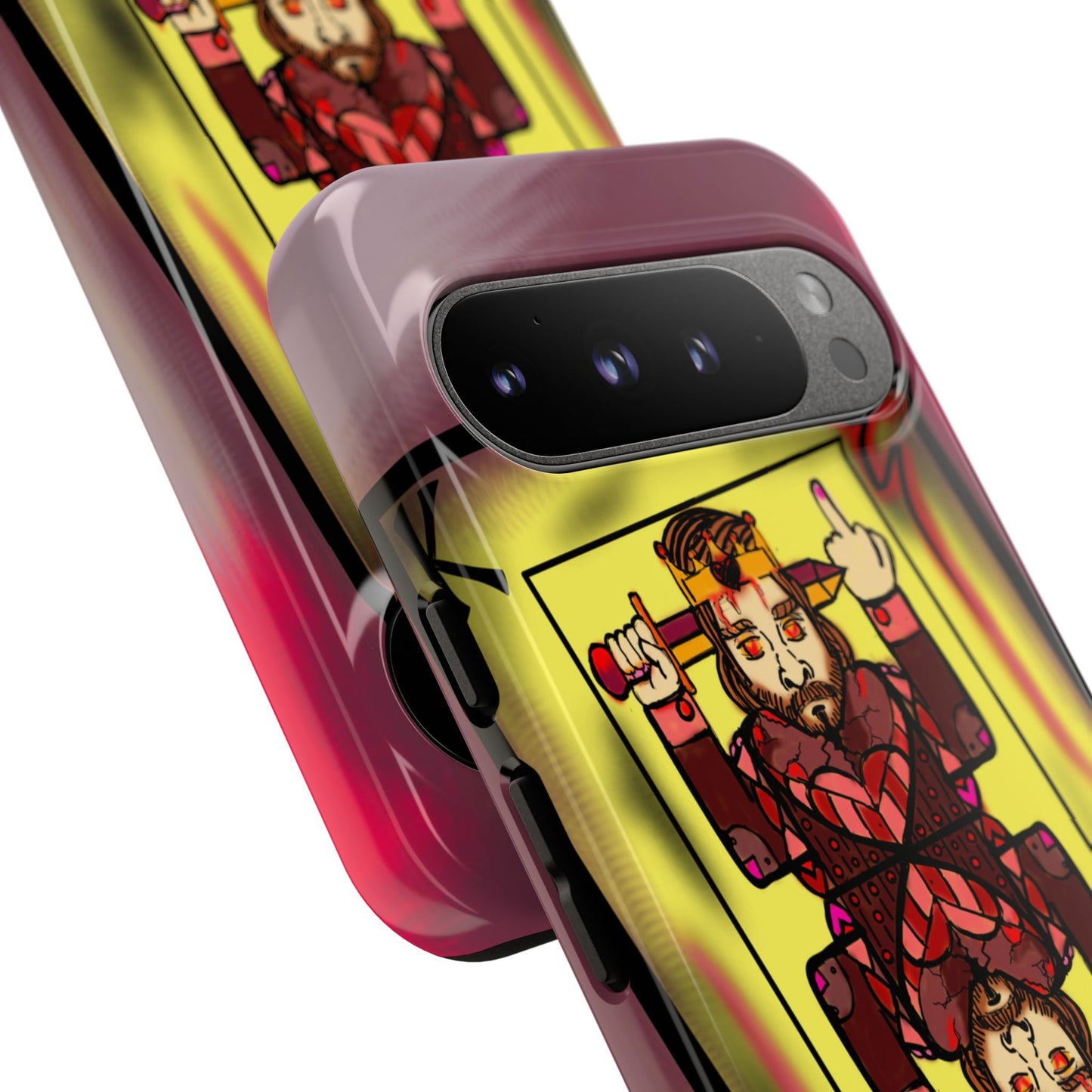 Playing Card Phone Case - Tough Cases with King Design