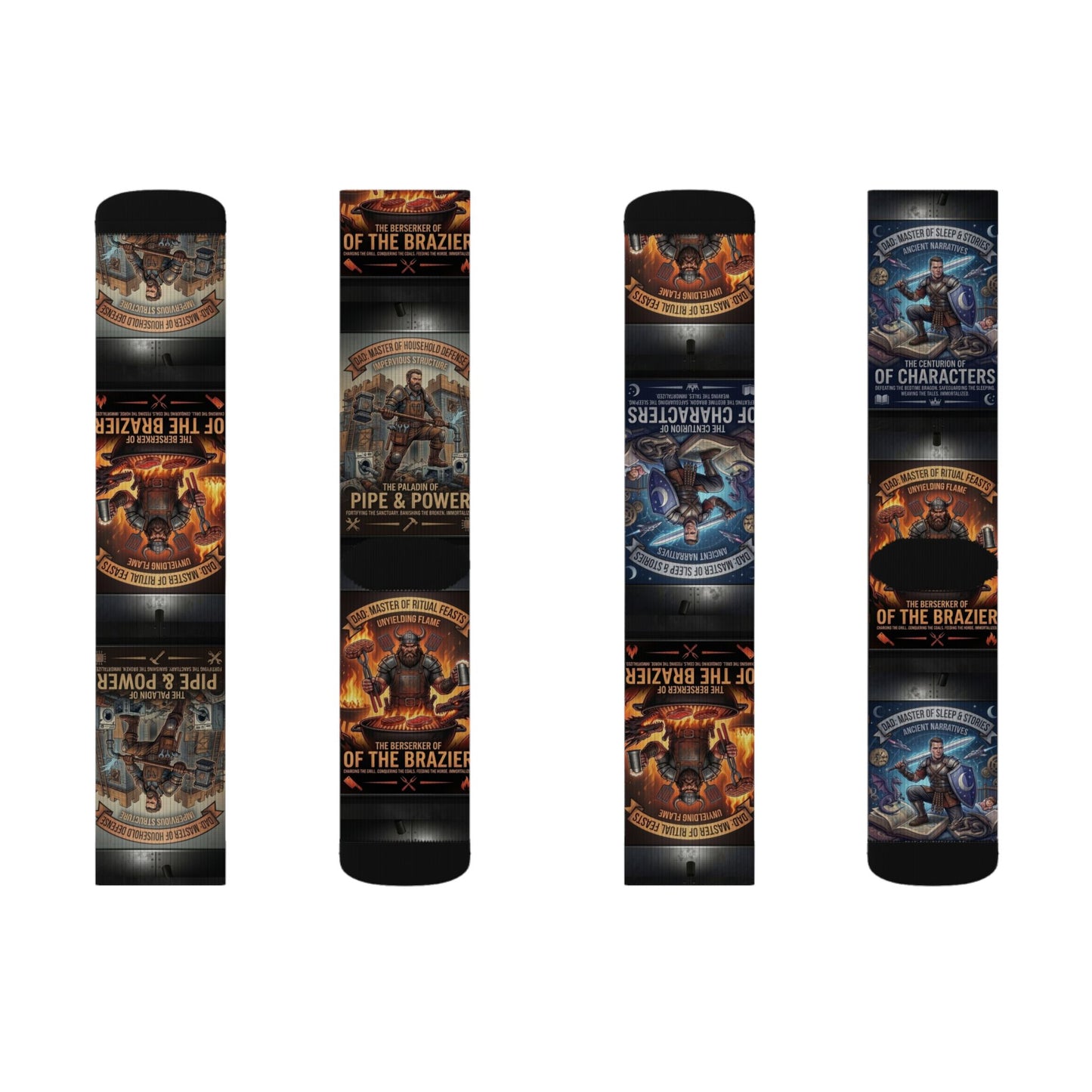 Legendary Dads Sublimation Socks — Novelty Socks