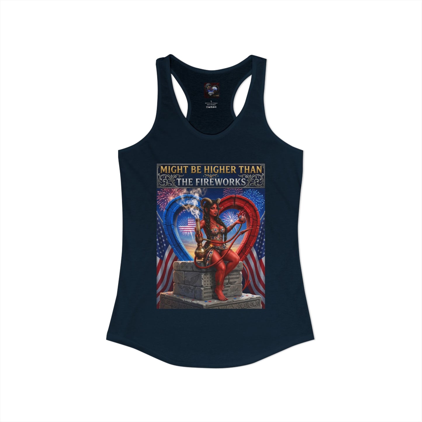 Women's 4th of July Racerback Tank