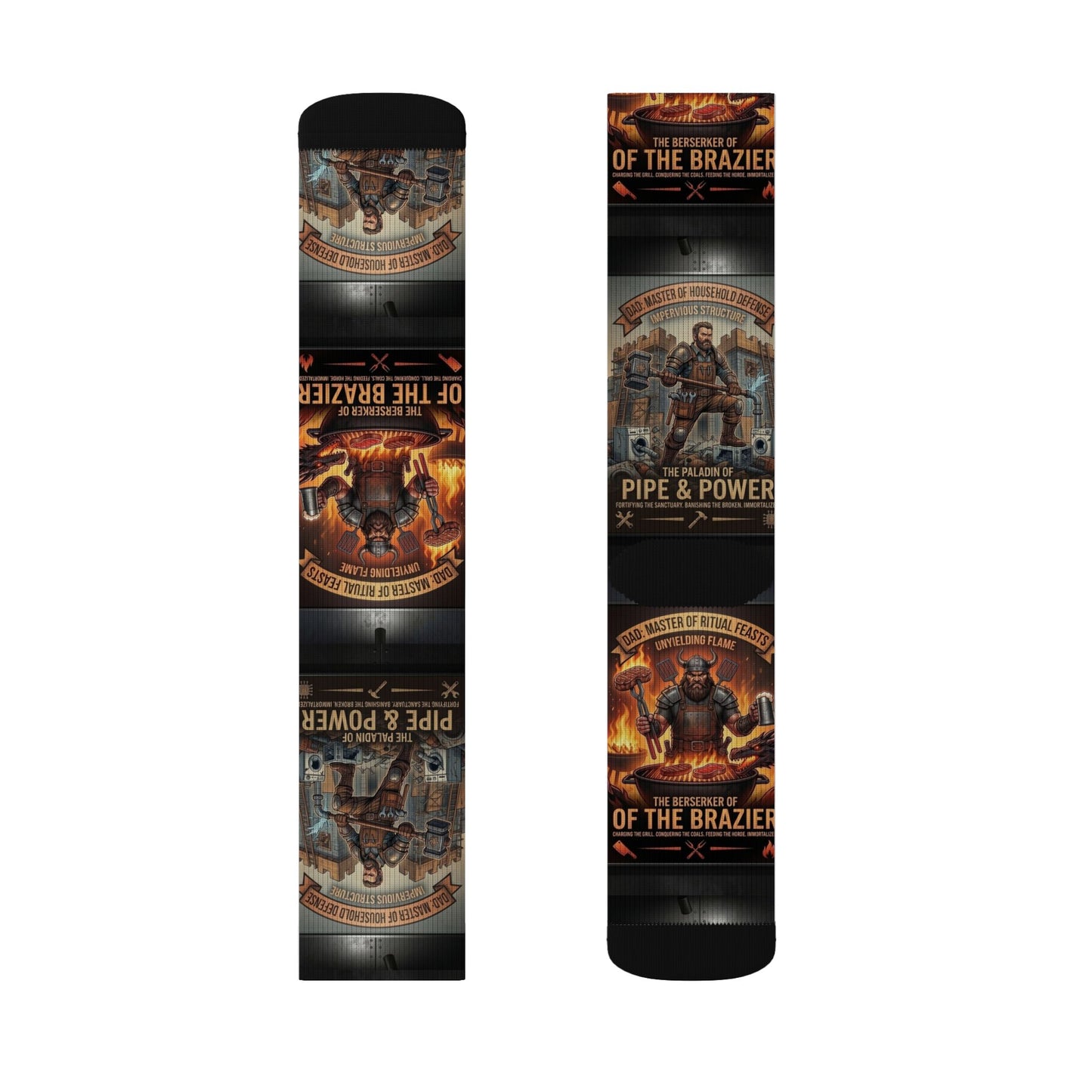 Legendary Dads Sublimation Socks — Novelty Socks